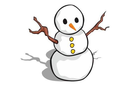 Christmas Snowman Cartoon Character png