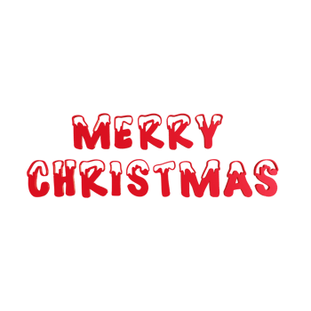 3d merry Christmas text for your website png
