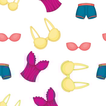 Underwear pattern, cartoon style vector