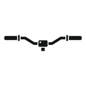 Bike handle bars icon simple vector. Repair fix vector