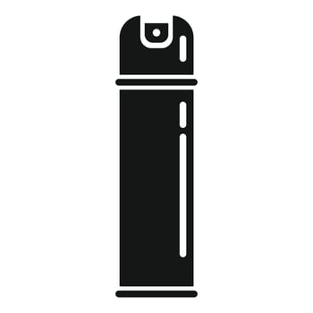 Air spray icon simple vector. Deodorant bottle vector