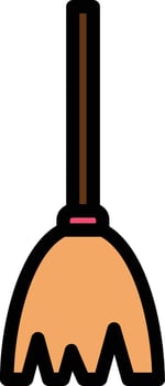 Broom Vector Icon Design