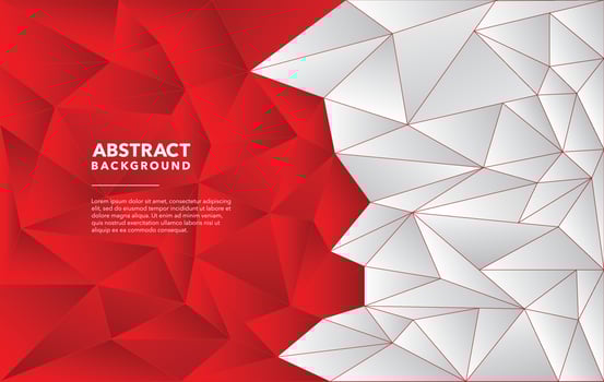 red white modern abstract background design vector
