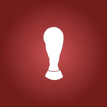 Football World Cup 2022 Qatar vector, Red background vector