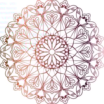 Luxury mandala design invitation template vector