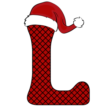 christmas alphabet design png