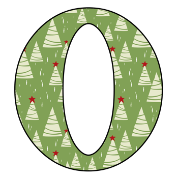 christmas alphabet design png