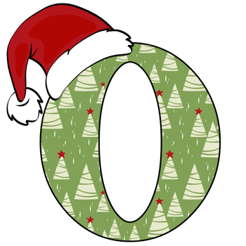 christmas alphabet design png