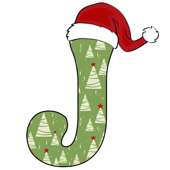 christmas alphabet design png