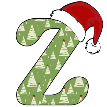 christmas alphabet design png