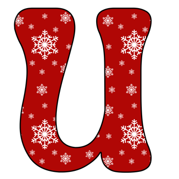 christmas alphabet design png