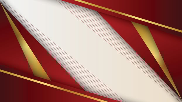 Abstract luxury background red and gold line. for website, poster, brochure, presentation template etc vector