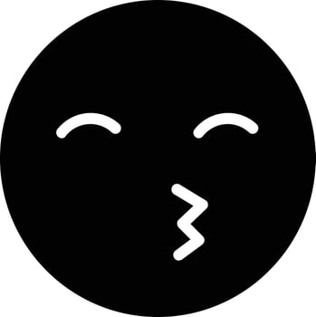 Kiss Beam Vector Icon Design
