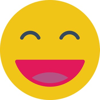 Grin Tongue Vector Icon Design