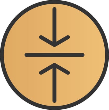 Compress Vector Icon Design