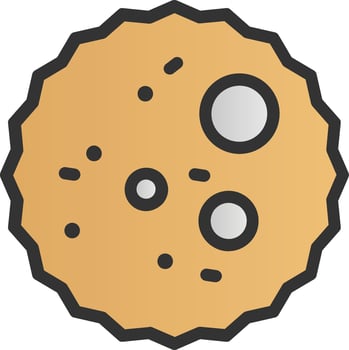 Cookie Vector Icon Design