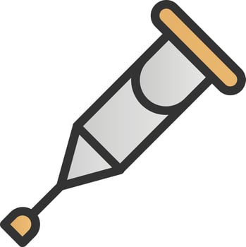 Crutch Vector Icon Design