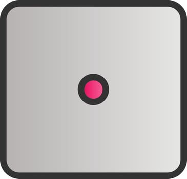 Dice One Vector Icon Design