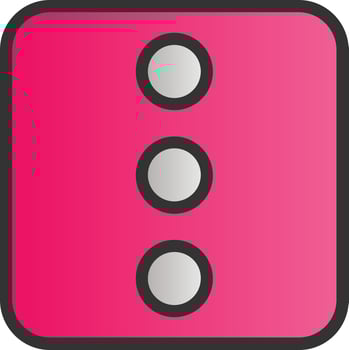 Ellipsis V Vector Icon Design