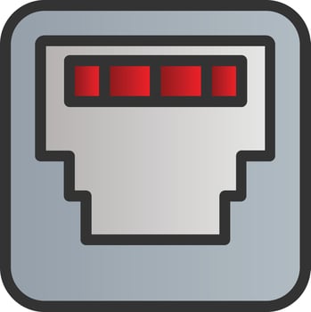 Ethernet Vector Icon Design