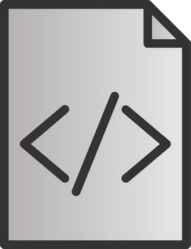 File Code Vector Icon Design