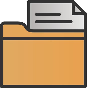 File Contract Vector Icon Design