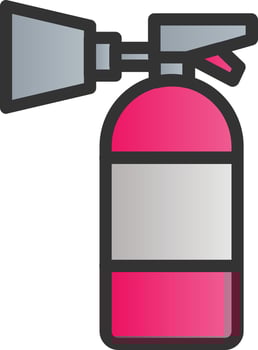 Fire Extinguisher Vector Icon Design