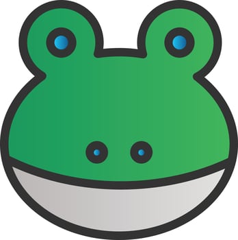Frog Vector Icon Design
