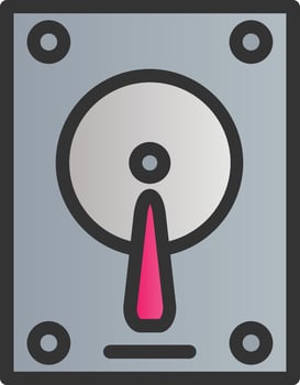 Hdd Vector Icon Design