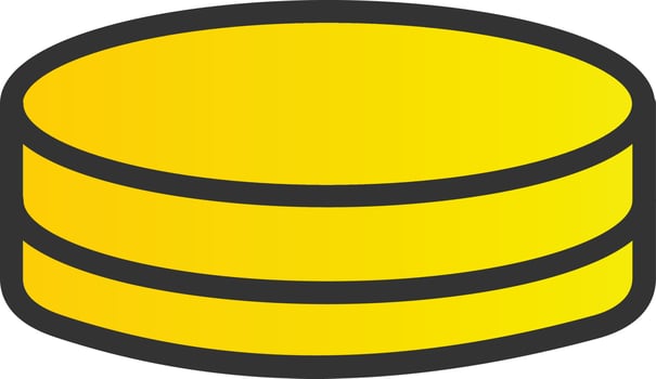 Hockey Puck Vector Icon Design