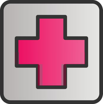 Hospital Symbol Vector Icon Design