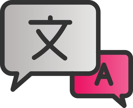 Language Vector Icon Design