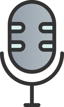 Microphone Alt Vector Icon Design