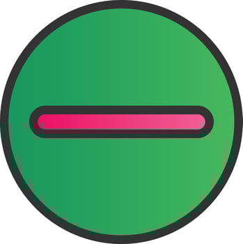 Minus Circle Vector Icon Design