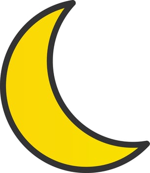 Moon Vector Icon Design
