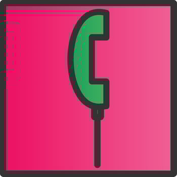 Phone Square Alt Vector Icon Design