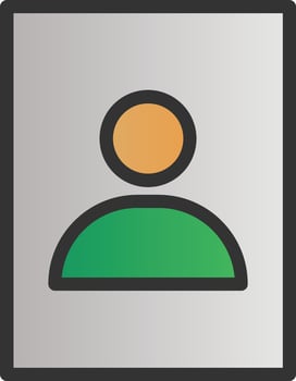 Portrait Vector Icon Design