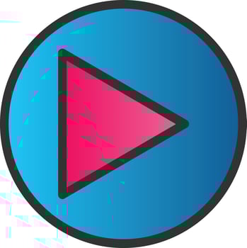 Play Circle Vector Icon Design