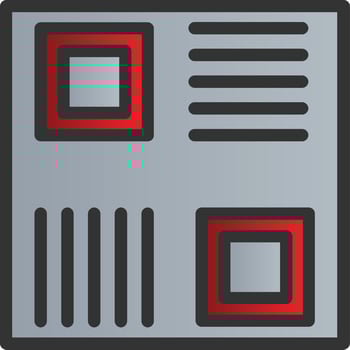 Qrcode Vector Icon Design