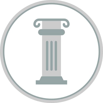 Columns Vector Icon Design