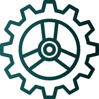 Cog Vector Icon Design