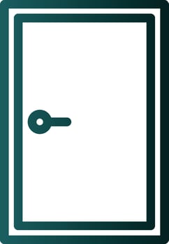 Door Closed Vector Icon Design