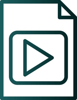 File Video Vector Icon Design