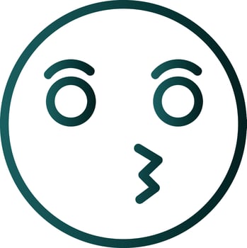 Kiss Vector Icon Design
