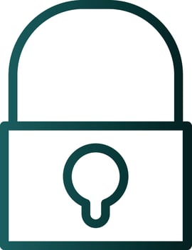 Lock Open Vector Icon Design