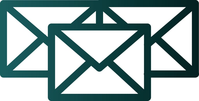 Mail Bulk Vector Icon Design