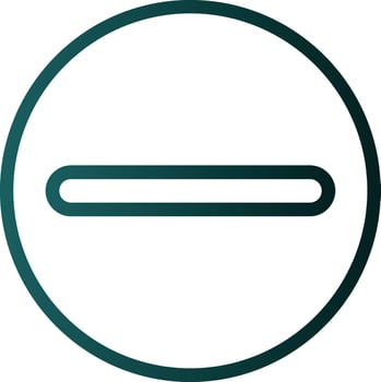 Minus Circle Vector Icon Design