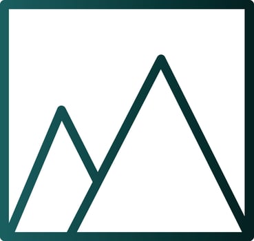 Mountain Vector Icon Design