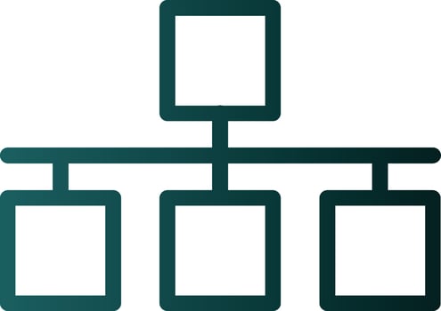 Network Wired Vector Icon Design