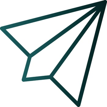 Paper Plane Vector Icon Design